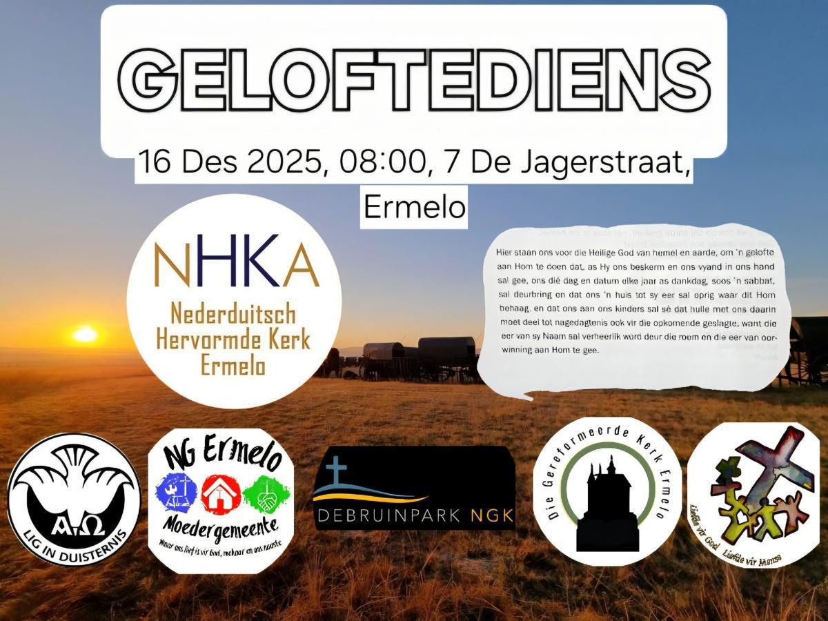 Geloftediens – 16 Desember 2025