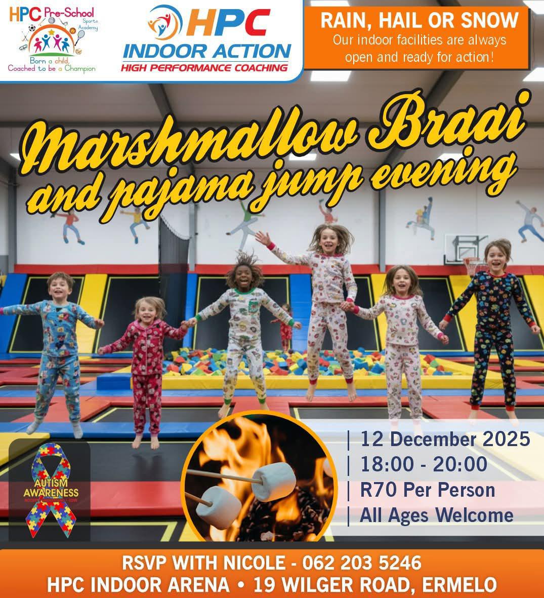 Marshmallow Braai & Pajama Jump Evening!