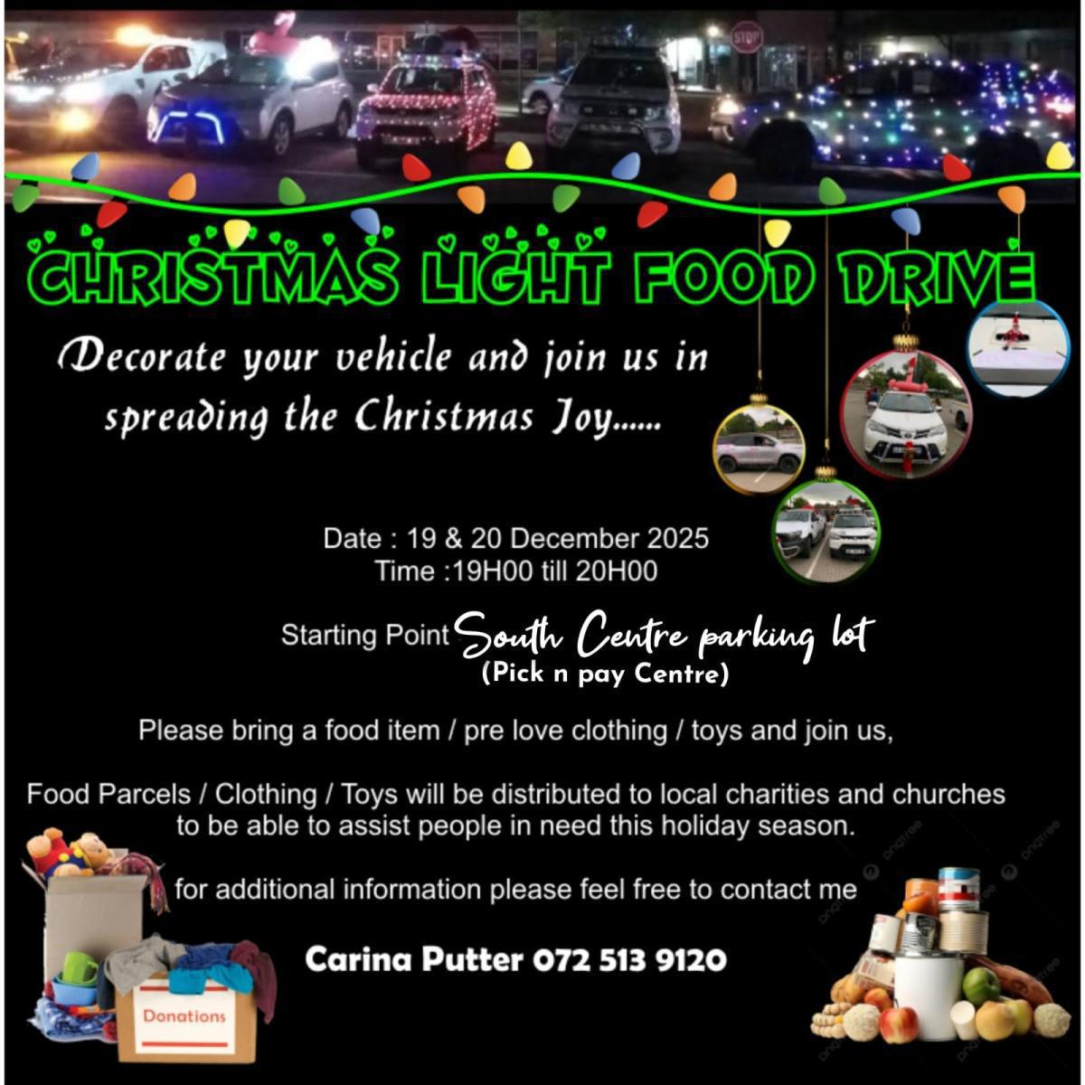 Christmas Light Food Drive – Spread the Joy! Christmas Light Food Drive – Spread the Joy!