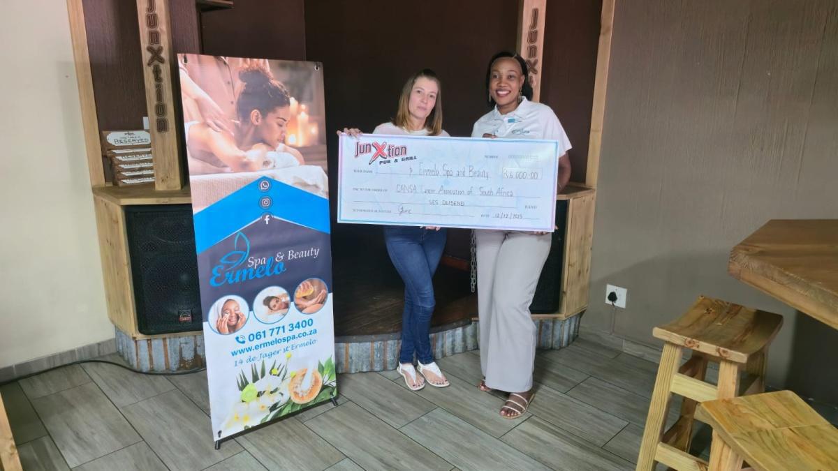 Local Businesses Raise R6 000 for CANSA, Extend Festive Season Giving Efforts Local Businesses Raise R6 000 for CANSA, Extend Festive Season Giving Efforts