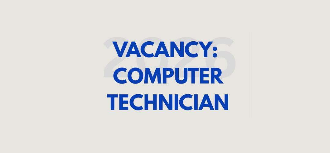 Vacancy: Computer Technician – Ermelo Vacancy: Computer Technician – Ermelo