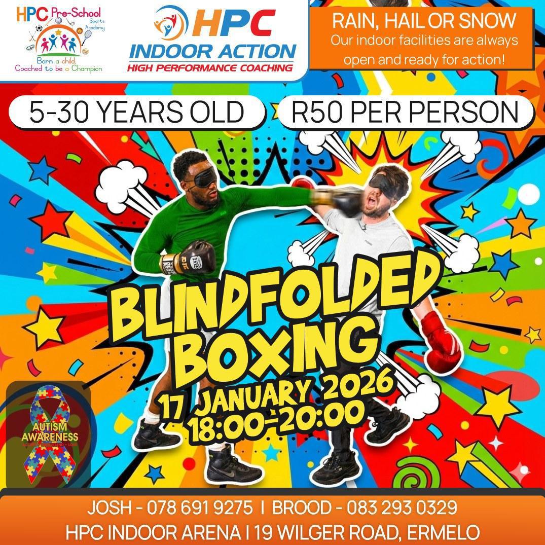 Blindfolded Boxing at HPC Indoor Action! Blindfolded Boxing at HPC Indoor Action!
