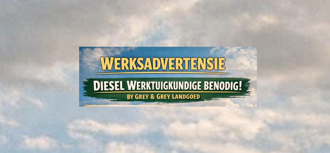 Vacancy: Diesel Werktuigkundige