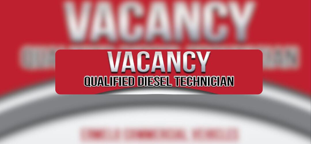 Vacancy: Qualified Diesel Technician – Ermelo