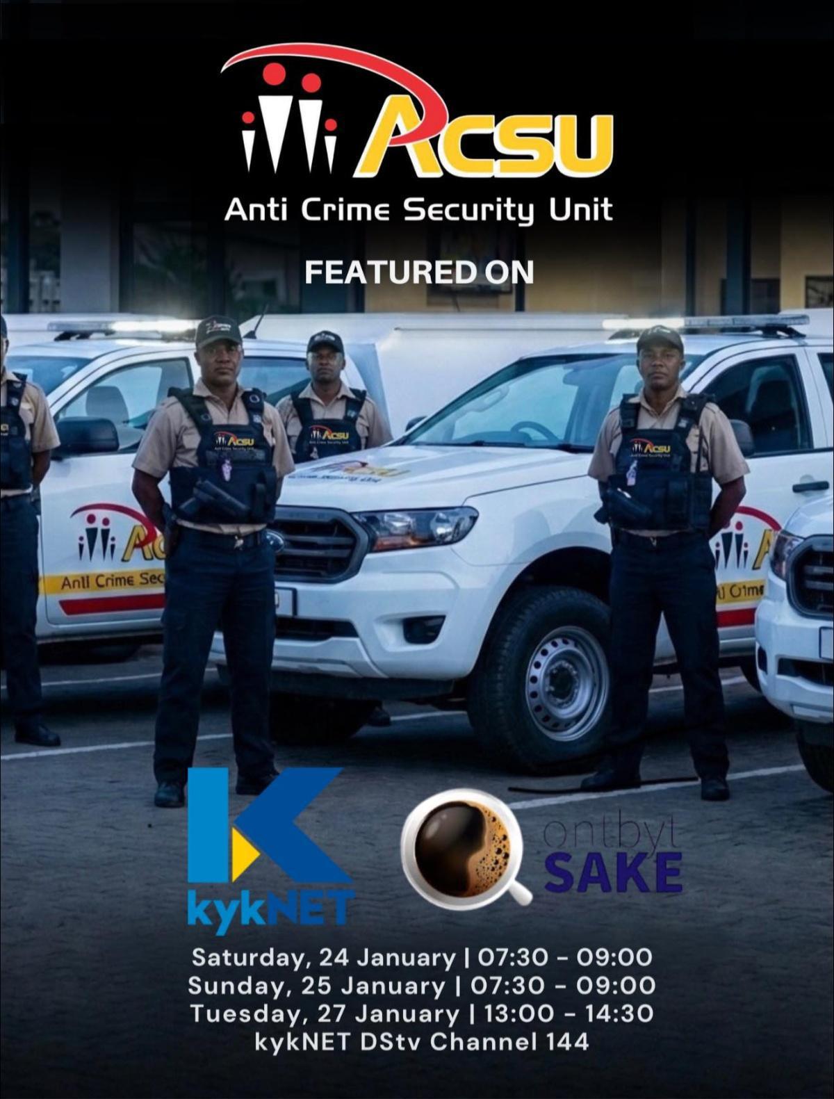 ACSU Takes Centre Stage on kykNET ACSU Takes Centre Stage on kykNET