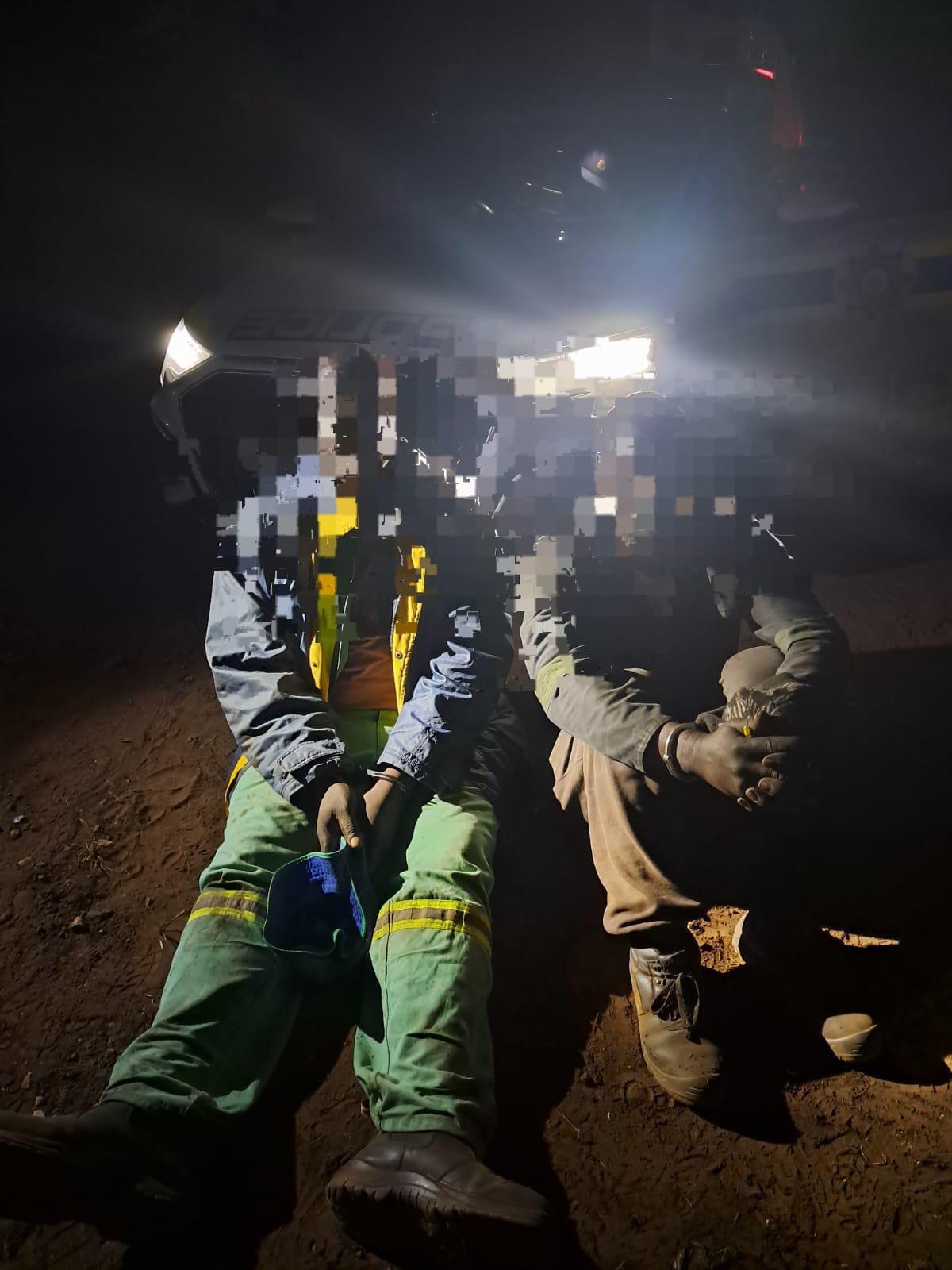 Two Arrested for Possession of Suspected Stolen Trucks