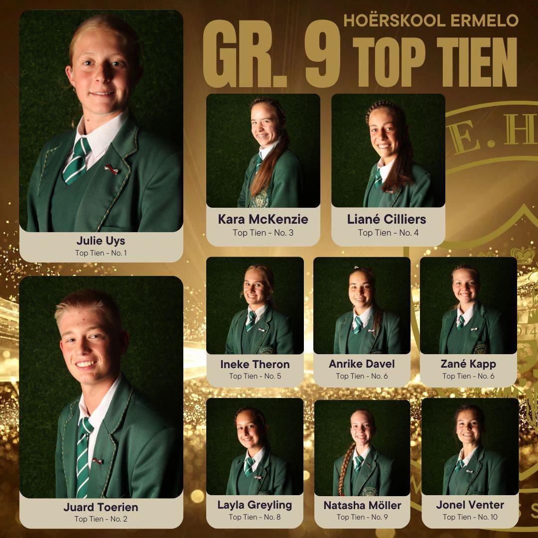 Top Academic Performers Recognised at Hoërskool Ermelo 2025