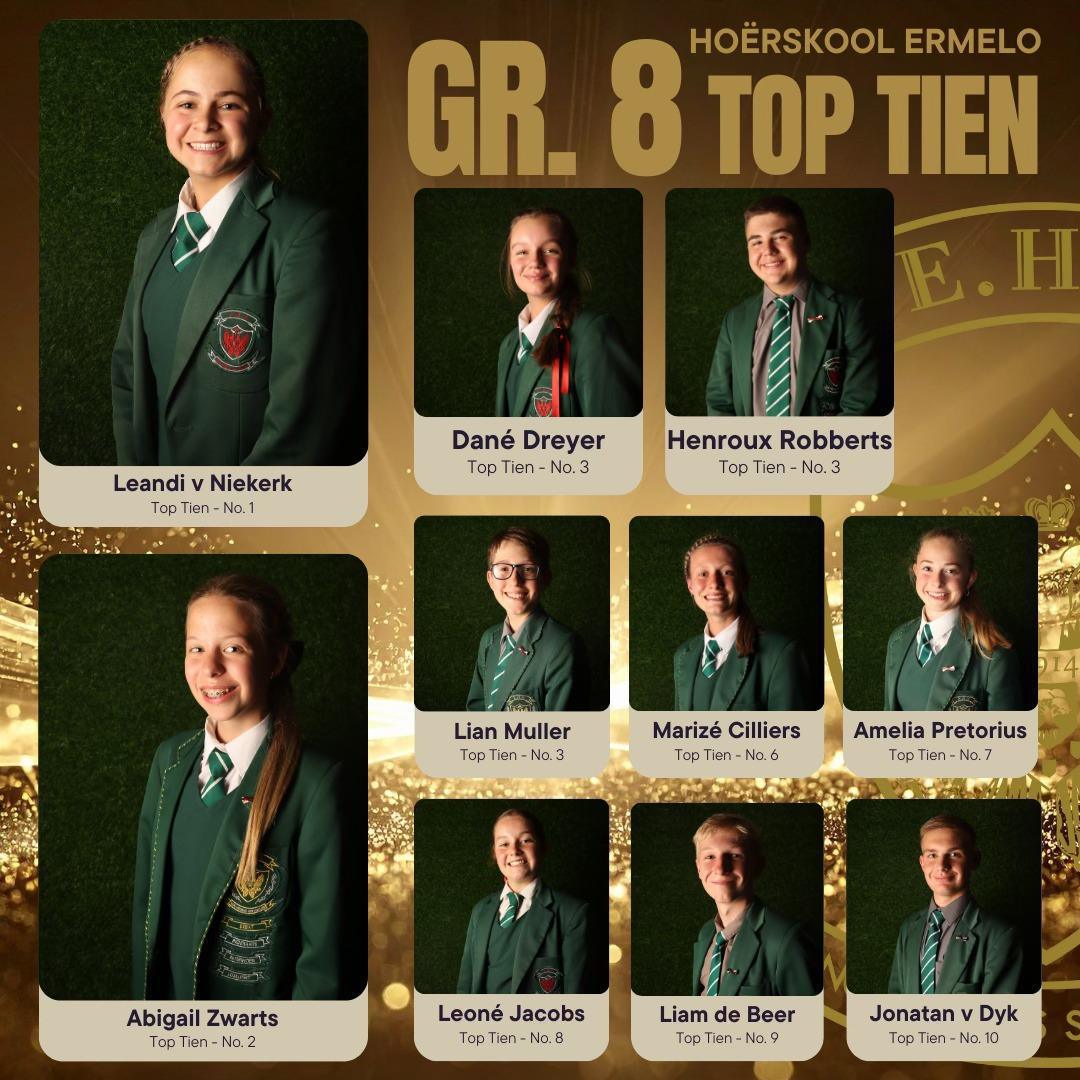 Top Academic Performers Recognised at Hoërskool Ermelo 2025
