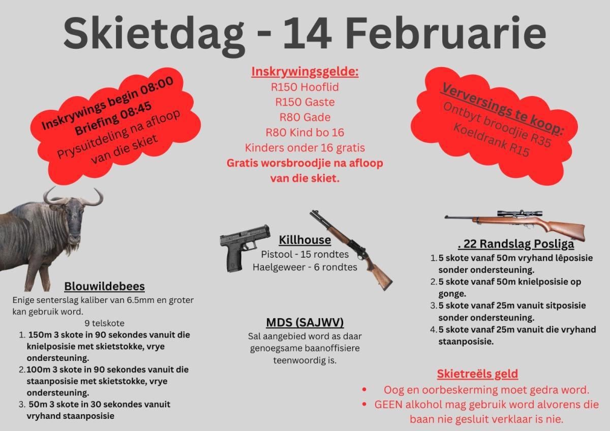 Skietdag – 14 Februarie