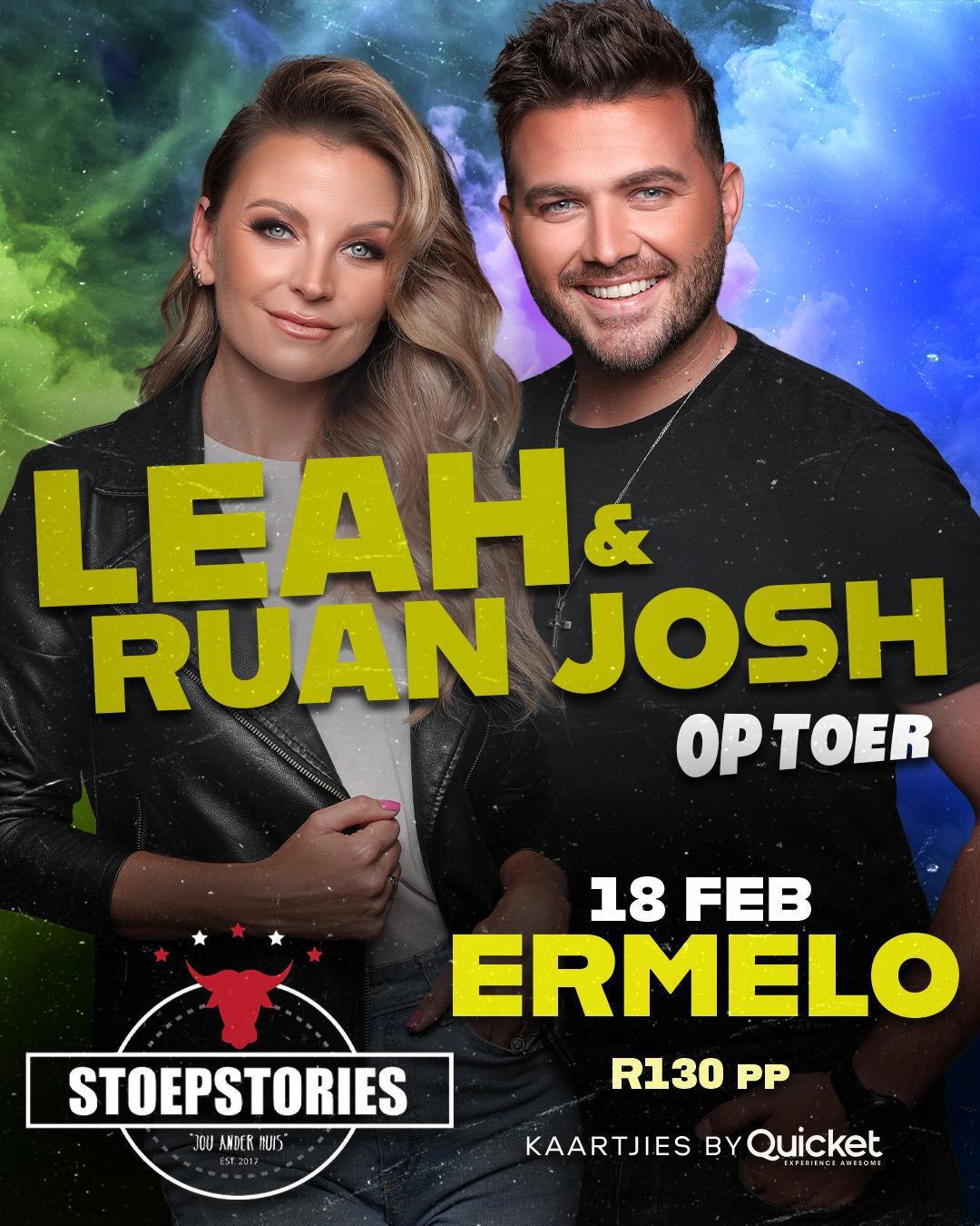 Leah & Ruan Josh LIVE in Ermelo! 