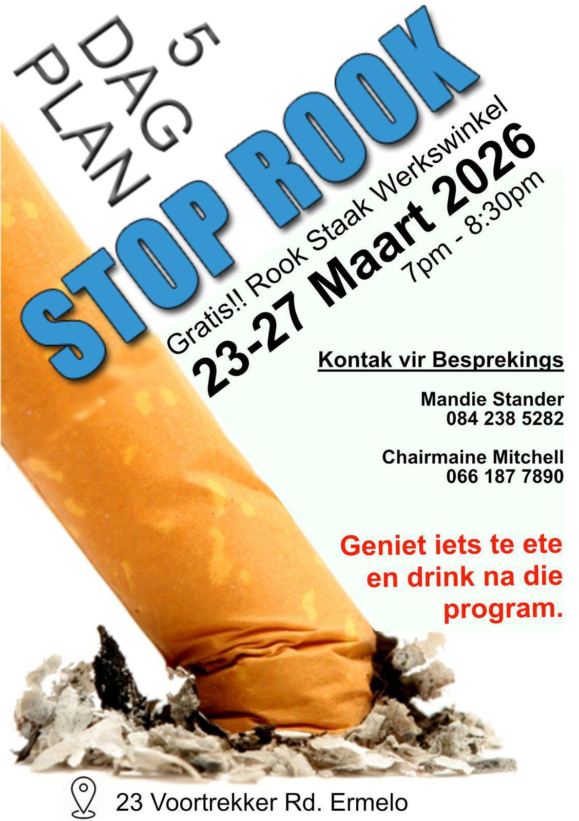 Taking the First Step: Free Stop Smoking Programme Comes to Ermelo Taking the First Step: Free Stop Smoking Programme Comes to Ermelo