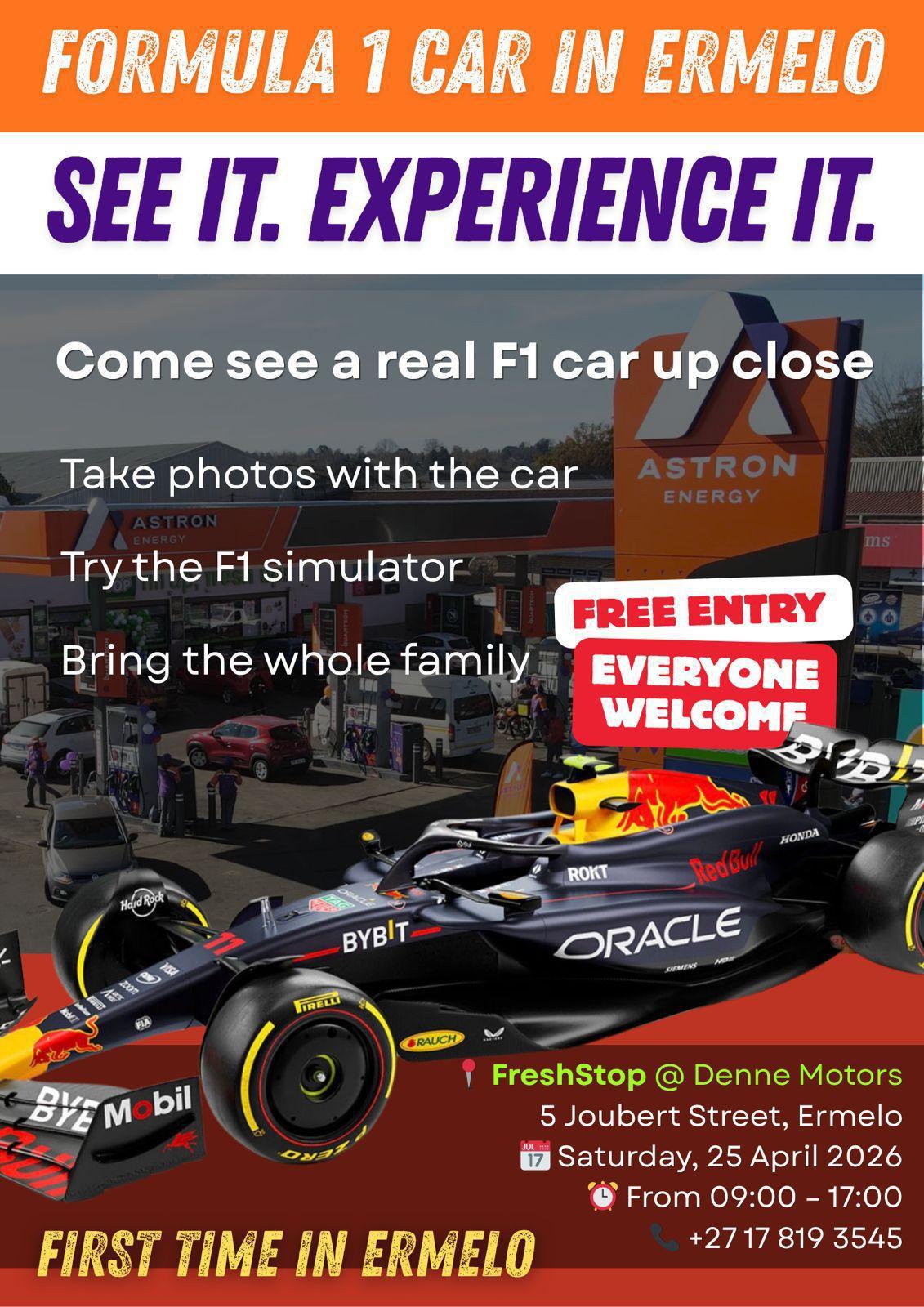 Real Formula 1 Car Coming to Ermelo This Weekend Real Formula 1 Car Coming to Ermelo This Weekend