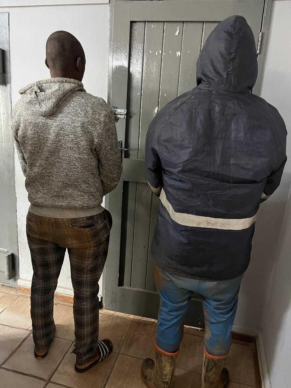 Two arrested for stock theft and illegal hunting in Badplaas Two arrested for stock theft and illegal hunting in Badplaas