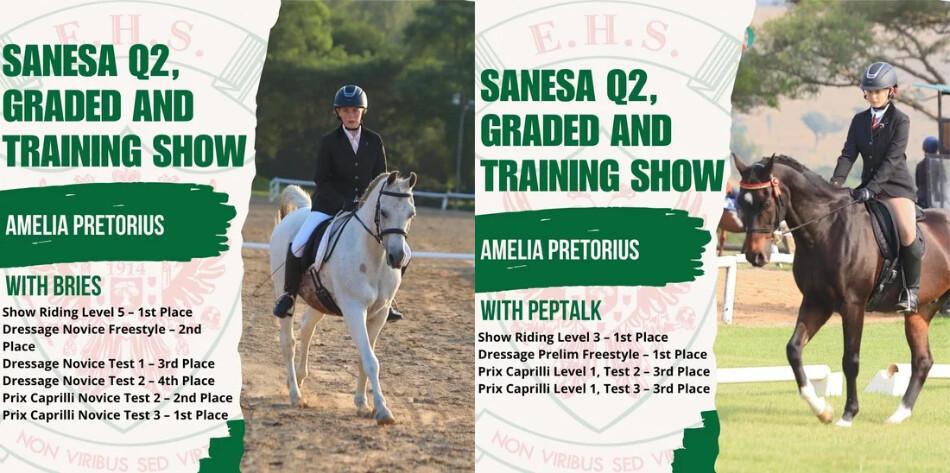 Hoërskool Ermelo Riders Shine at SANESA Q2 Show Hoërskool Ermelo Riders Shine at SANESA Q2 Show