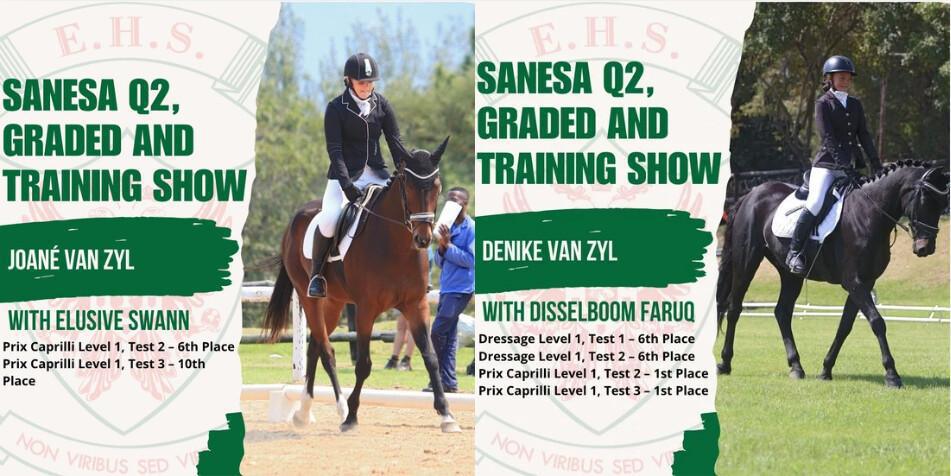 Hoërskool Ermelo Riders Shine at SANESA Q2 Show Hoërskool Ermelo Riders Shine at SANESA Q2 Show