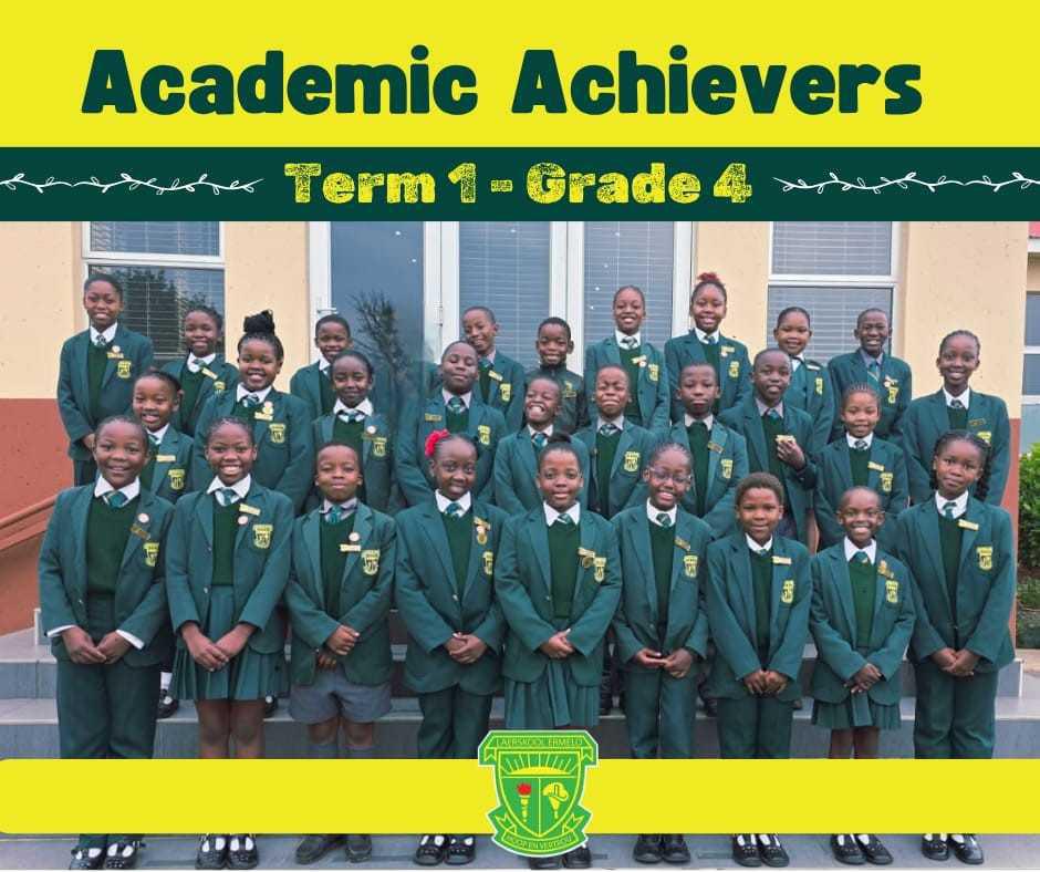 Laerskool Ermelo Celebrates Term 1 Top Achievers Laerskool Ermelo Celebrates Term 1 Top Achievers