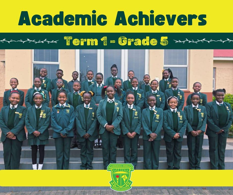 Laerskool Ermelo Celebrates Term 1 Top Achievers