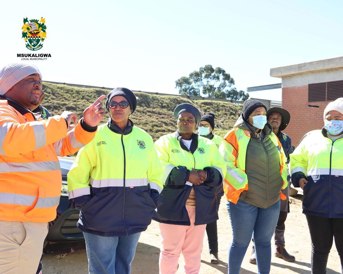 MLM Conducts Oversight Visit on Sewer Upgrade Project in Ermelo Extensions