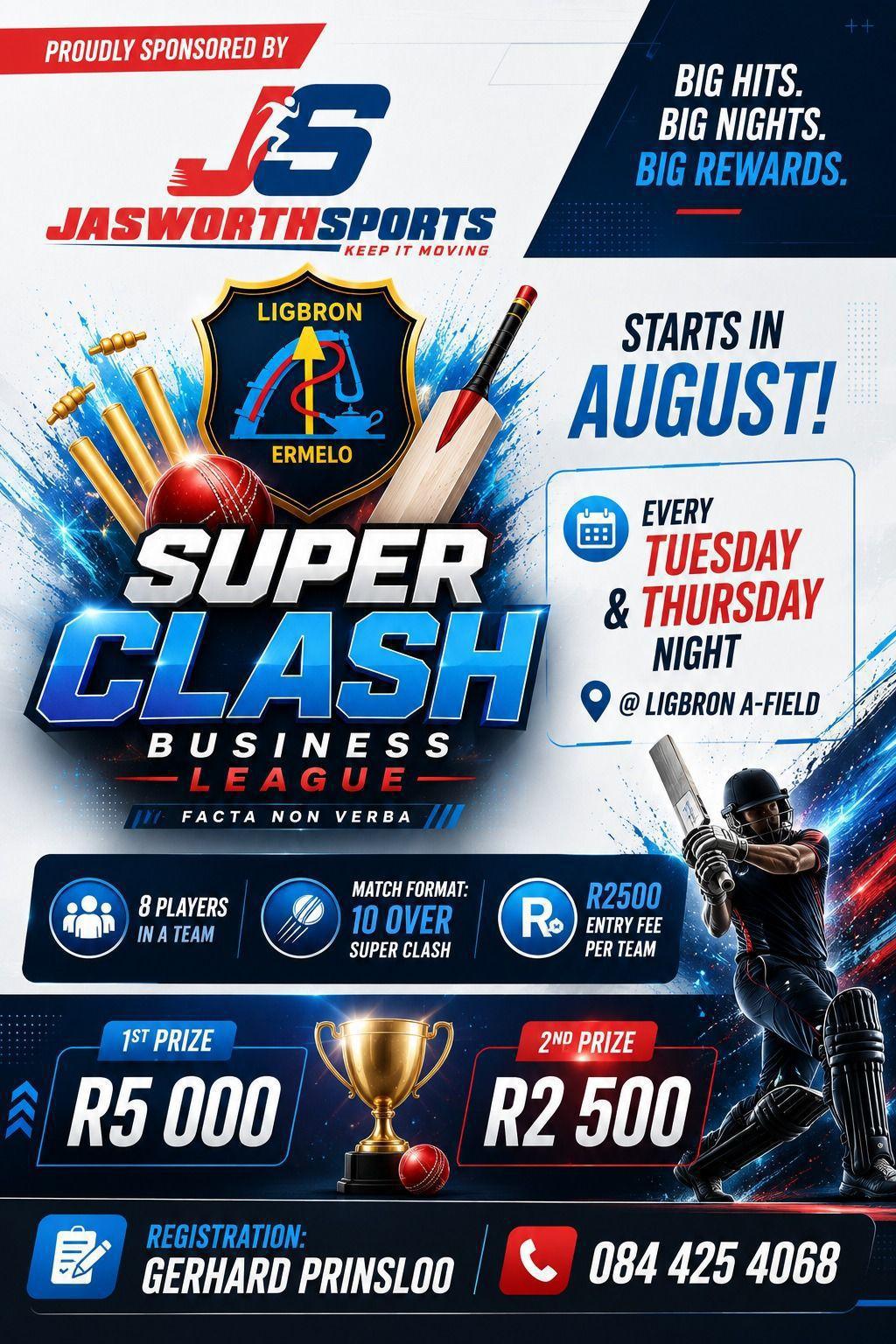 Super Clash Business League Coming to Ermelo This August! 