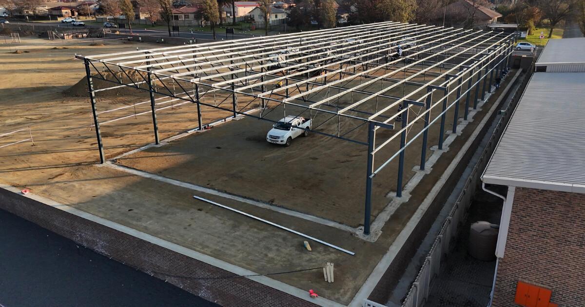 Border Street development reaches another milestone as steel structure rises