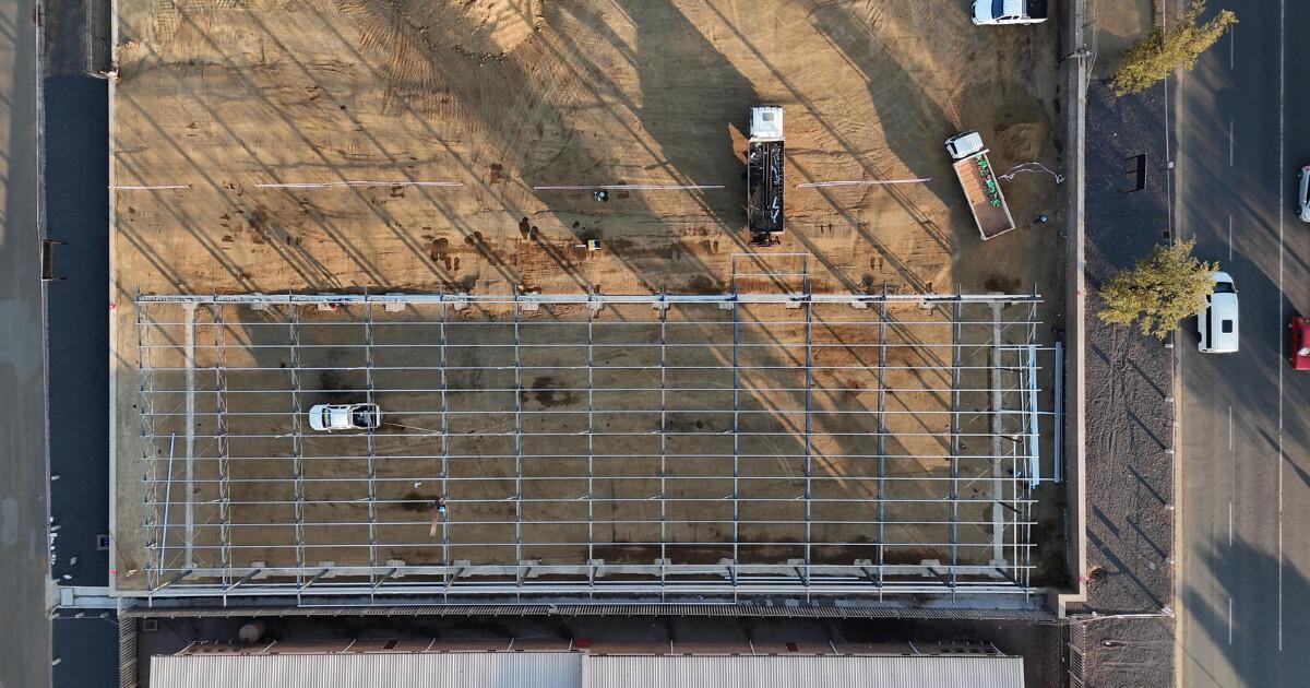 Border Street development reaches another milestone as steel structure rises