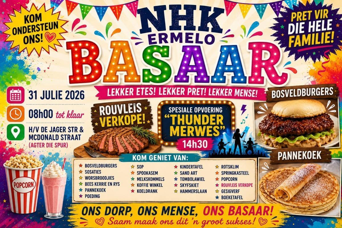 NHK Ermelo Basaar is amper hier! NHK Ermelo Basaar is amper hier!