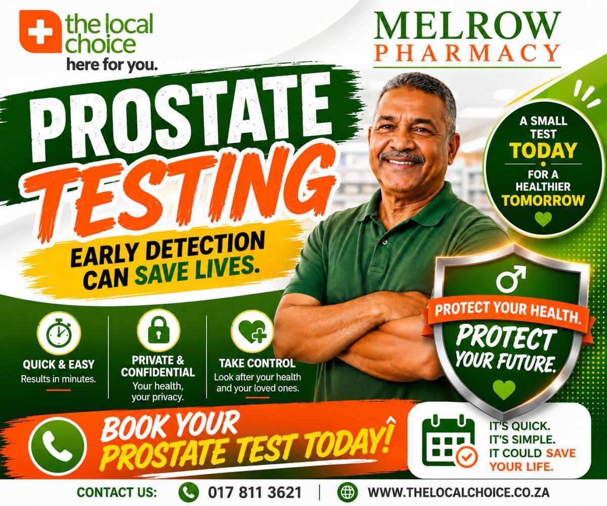 Prostate Testing – Melrow Pharmacy