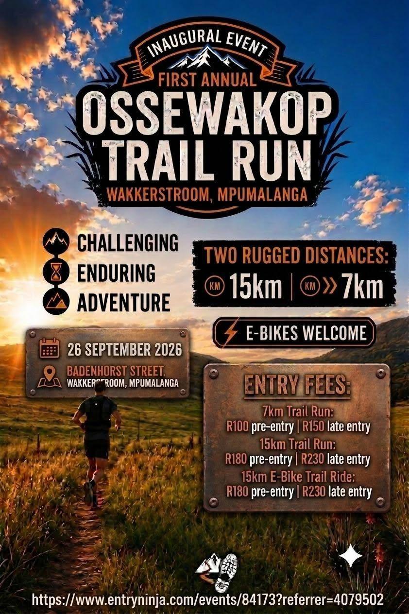 Ossewakop Trail Run & E-Bike Trail Ride Ossewakop Trail Run & E-Bike Trail Ride