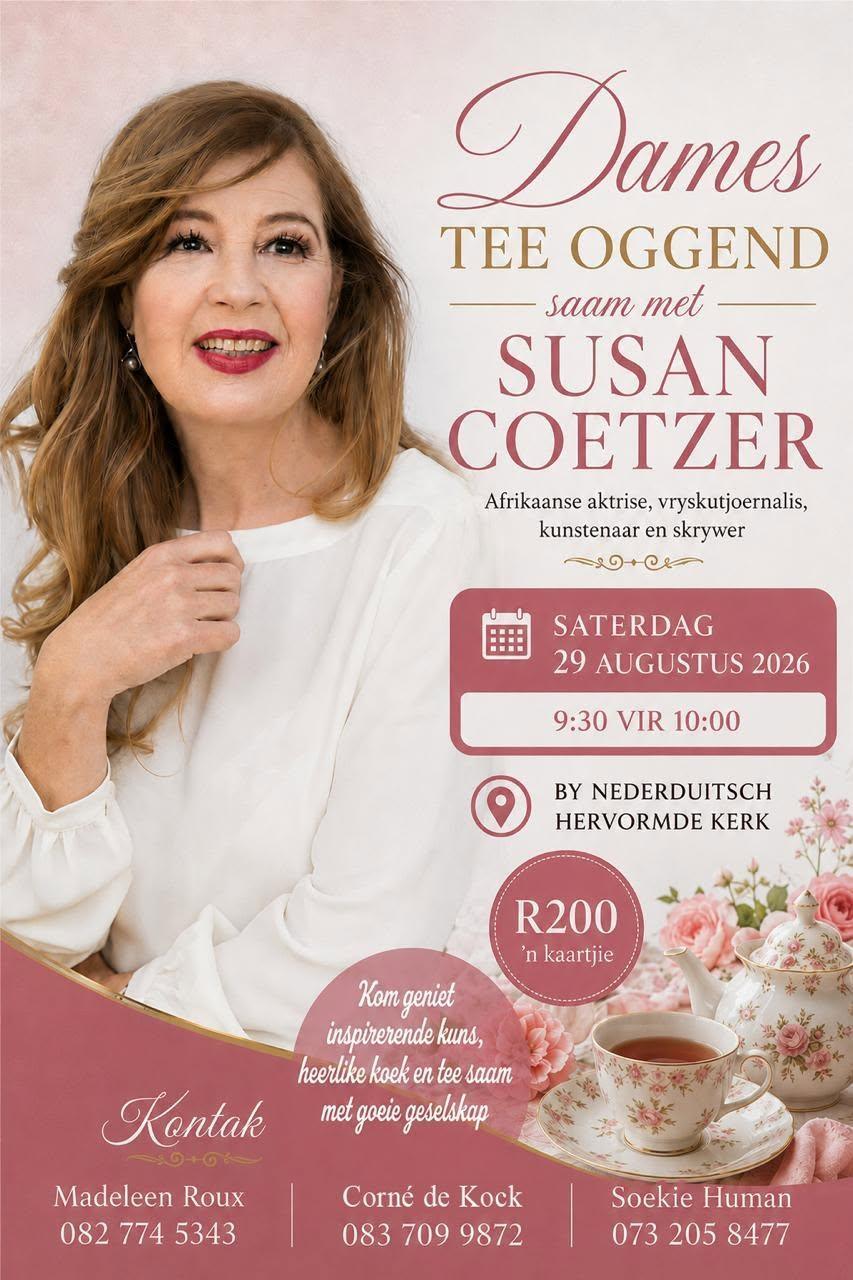 Dames Oggend Tee saam met Susan Coetzer