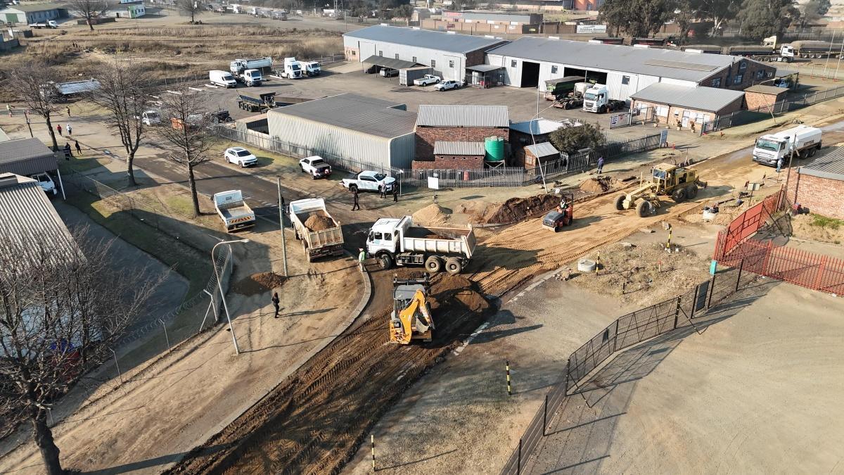 Local Business Steps In To Restore Havenga Road In Ermelo