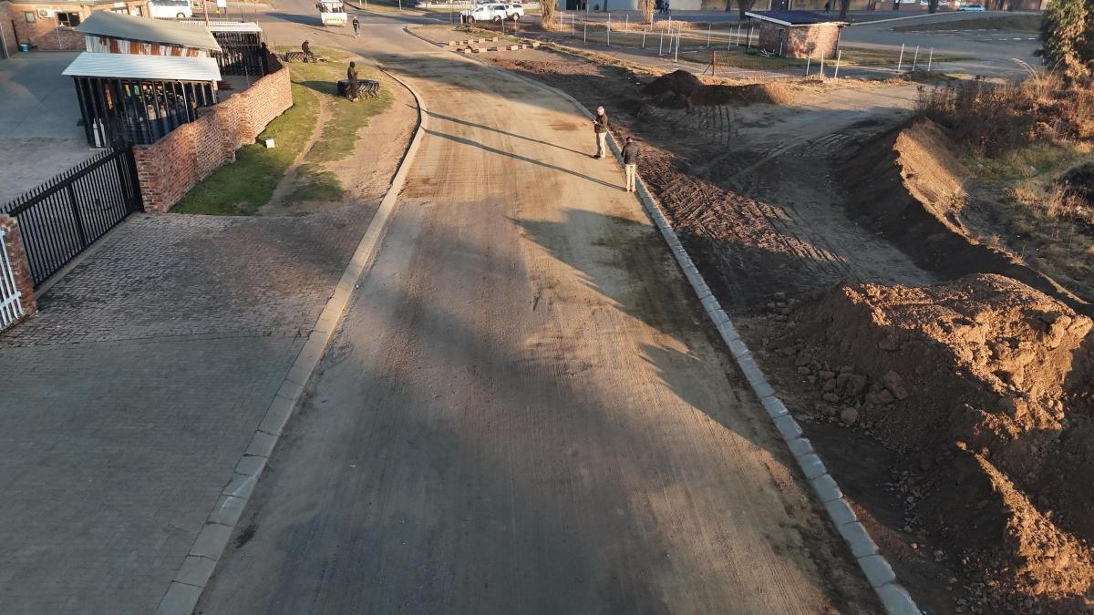 Local Business Steps In To Restore Havenga Road In Ermelo