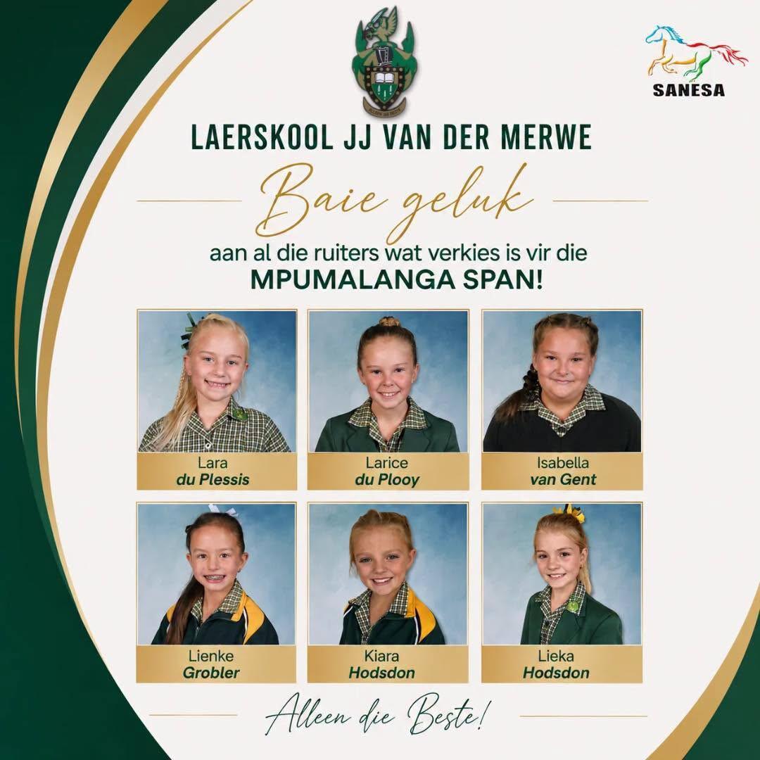 JJ van der Merwe-ruiters vir Mpumalanga-span gekies JJ van der Merwe-ruiters vir Mpumalanga-span gekies