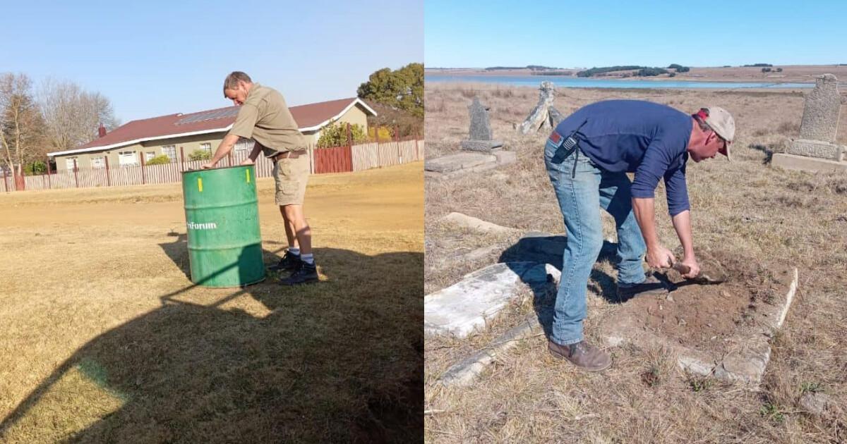 AfriForum Chrissiesmeer branch tackles waste and cemetery maintenance