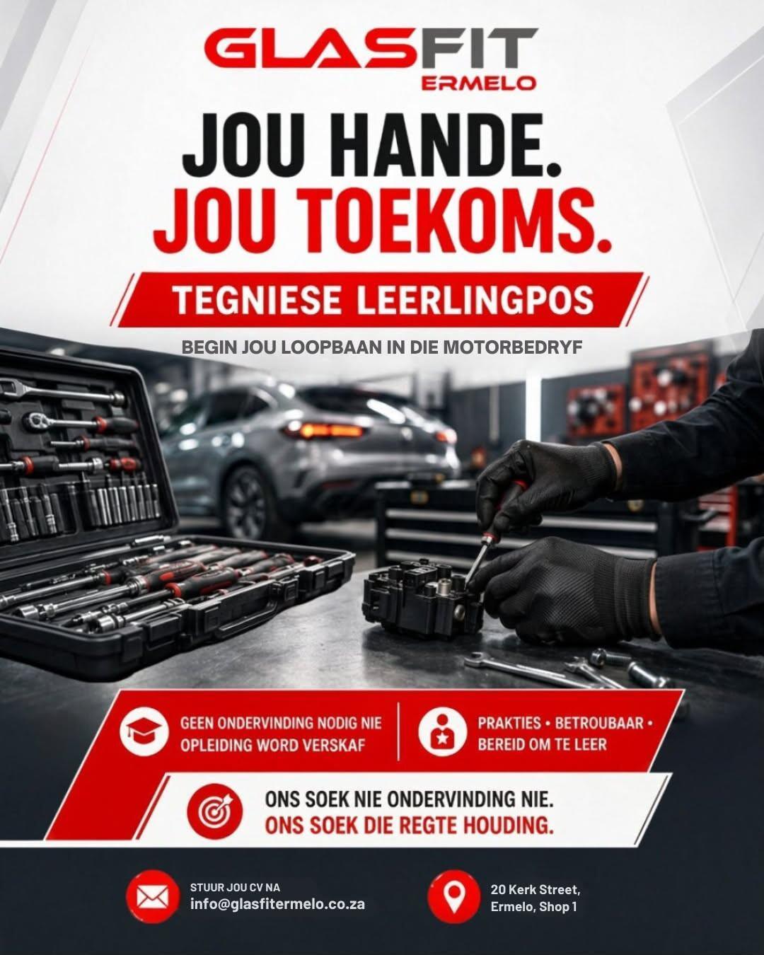 Vacancy: Tegniese Leerling – Ermelo Vacancy: Tegniese Leerling – Ermelo