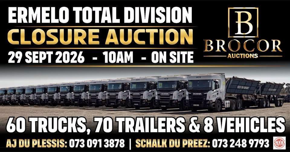 Ermelo Total Division Closure Auction