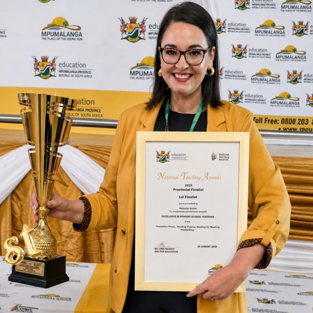 Top provincial honour for Laerskool Ermelo teacher Top provincial honour for Laerskool Ermelo teacher
