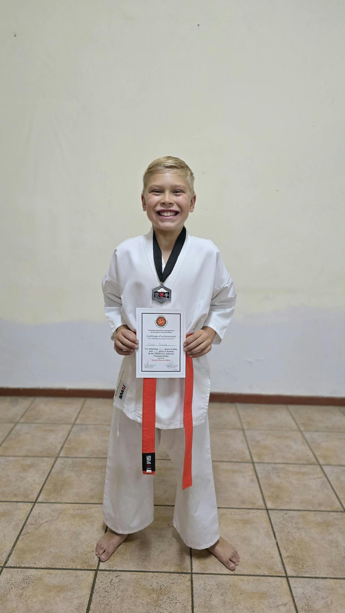Ermelo Karate Academy brings home three medals from SA Championship