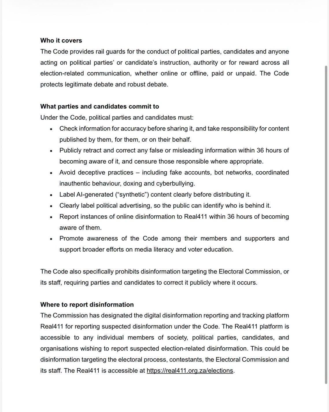What is disinformation? IEC introduces new rules ahead of local elections What is disinformation? IEC introduces new rules ahead of local elections
