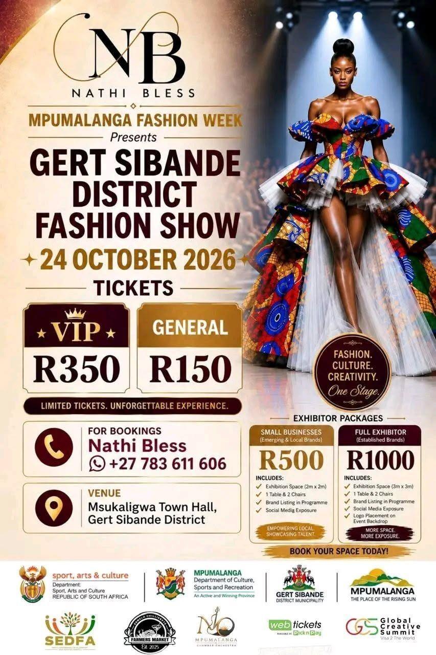 Gert Sibande District Fashion Show set for 24 October Gert Sibande District Fashion Show set for 24 October