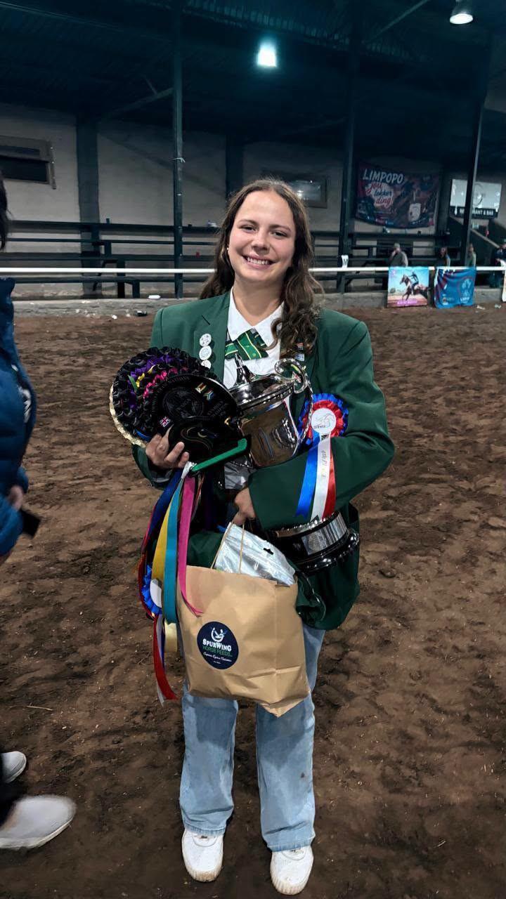 Former Errie Carli Huber Earns Protea Colours in Mounted Games Former Errie Carli Huber Earns Protea Colours in Mounted Games