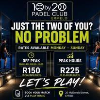 πΎ Two-Player Padel β 10 by 20 Ermelo πΎ Two-Player Padel β 10 by 20 Ermelo