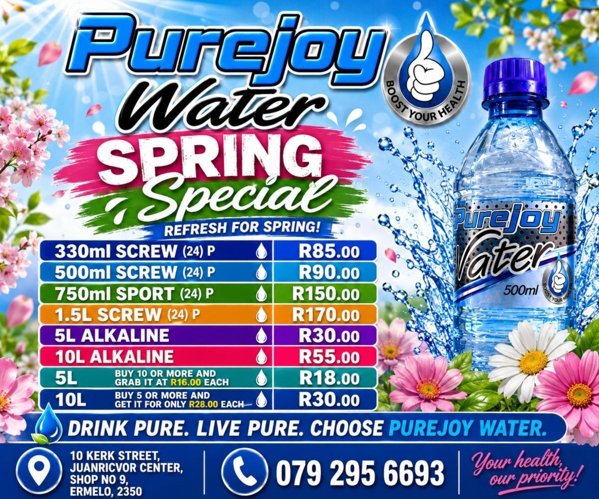 💧 Spring Water Specials – Pure Joy Water 💧 Spring Water Specials – Pure Joy Water