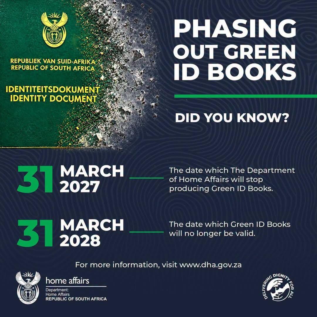 Green ID Books to Become Invalid in March 2028 Green ID Books to Become Invalid in March 2028
