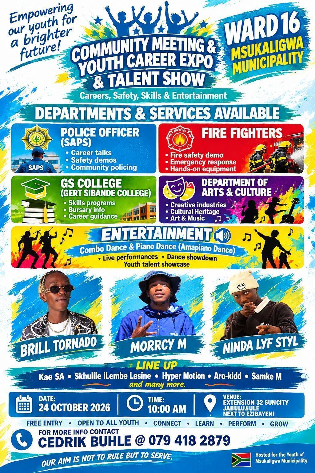 Ward 16 Community Meeting, Youth Career Expo & Talent Show