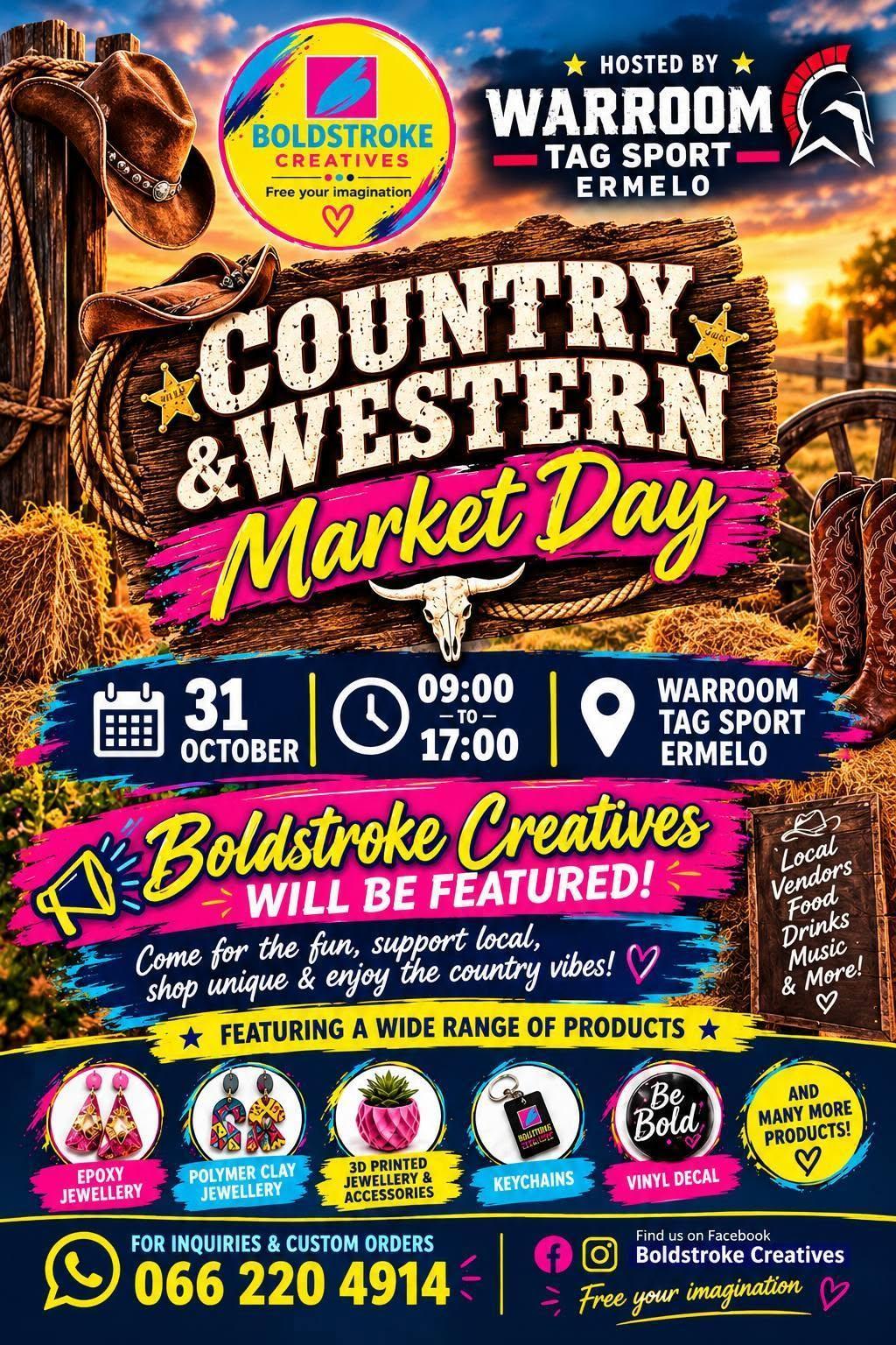 Country & Western Market Day – Ermelo Country & Western Market Day – Ermelo