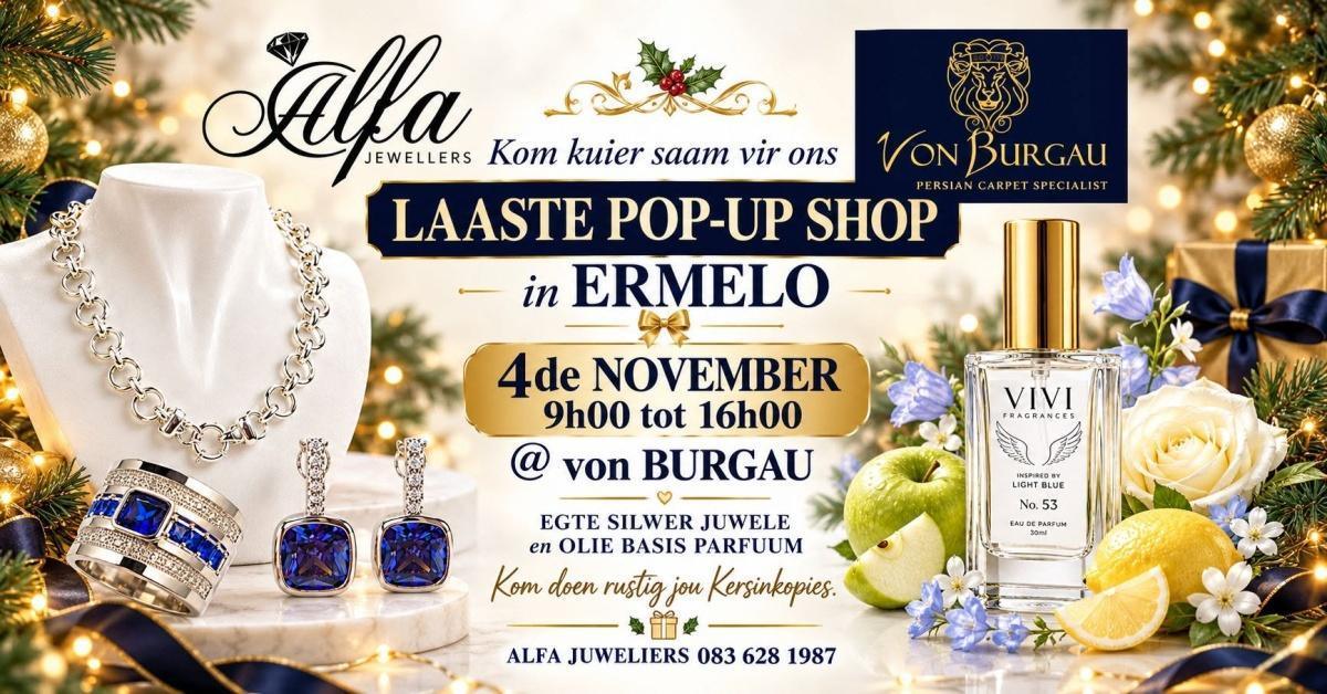 Alfa Jewellers Hosts Final Pop-Up Shop in Ermelo