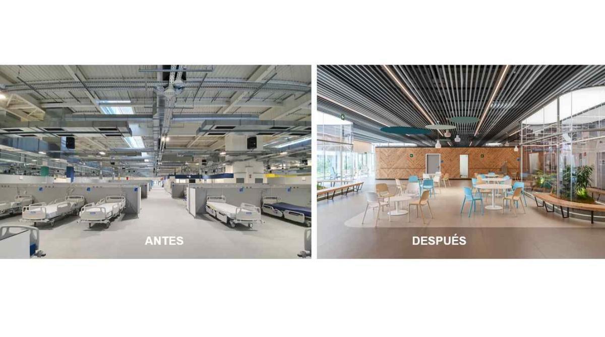 Centro especializado de atención diurna para personas afectadas por la ELA en el Hospital Isabel Zendal Centro especializado de atención diurna para personas afectadas por la ELA en el Hospital Isabel Zendal