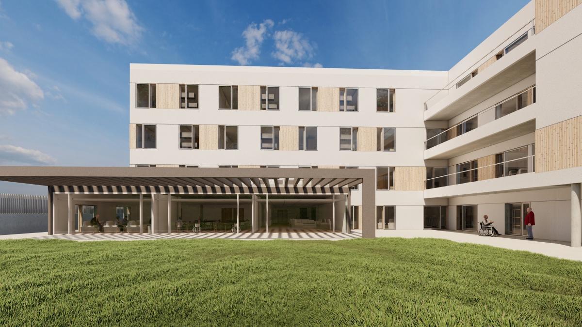 Residencia para personas mayores en C/Francisco Giner de los Ríos, León