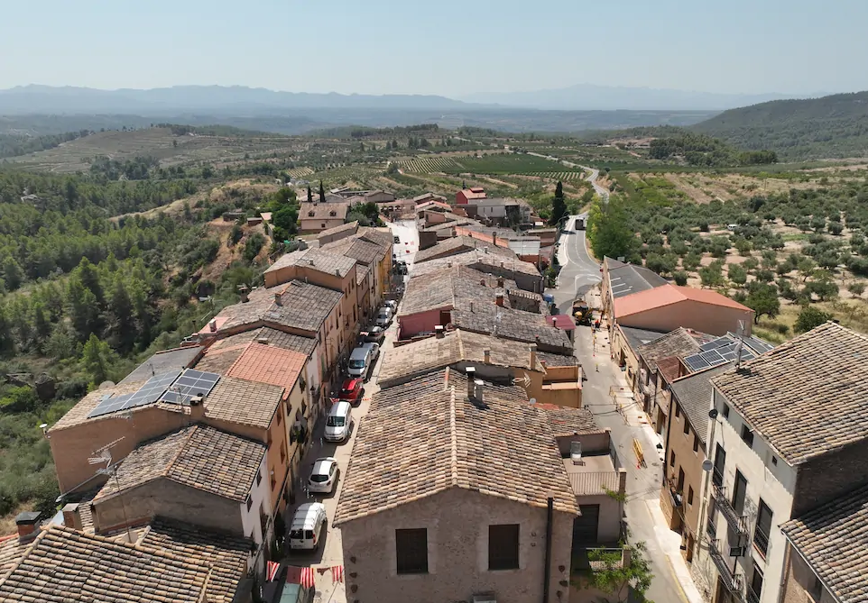 Aerial view of El Molar