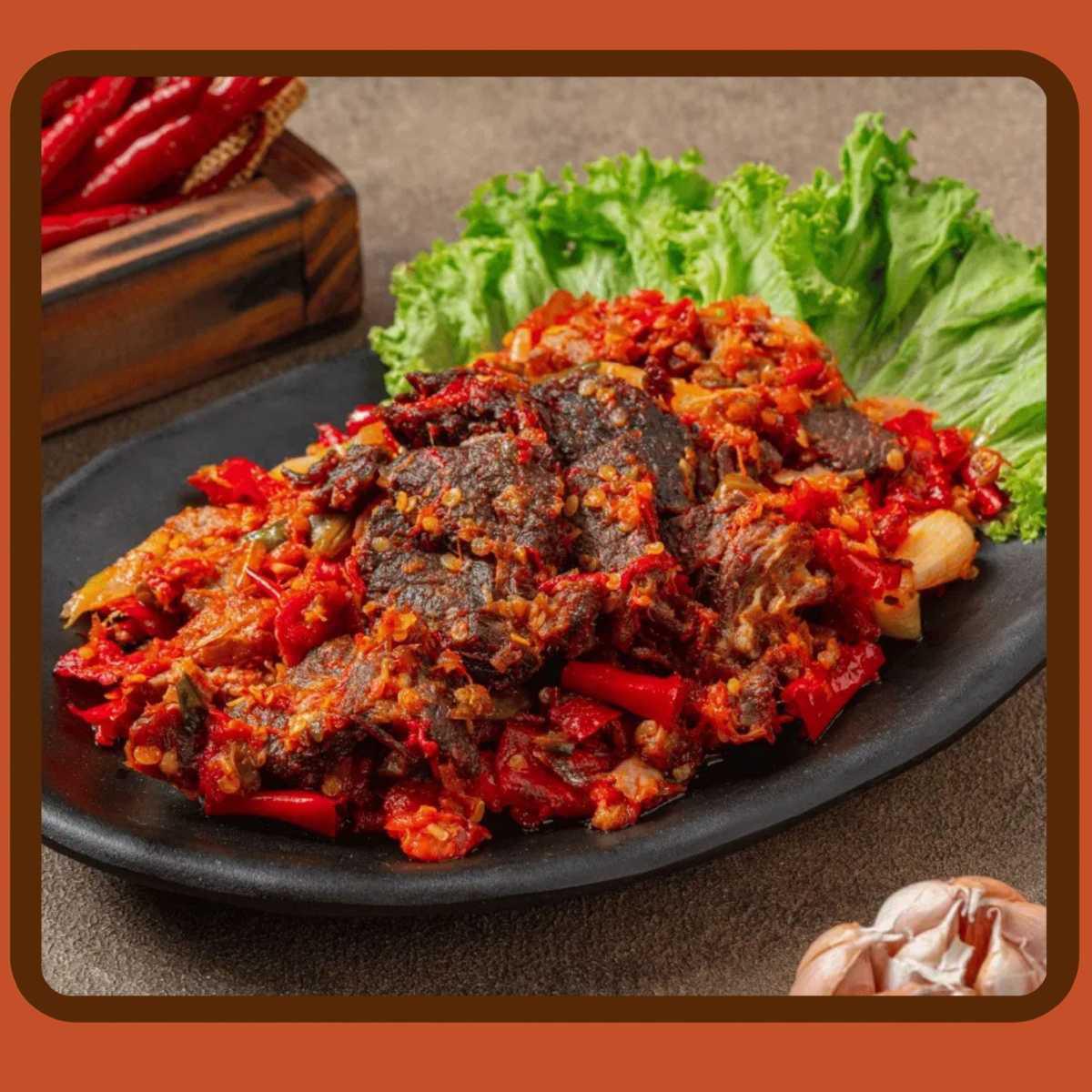 Dendeng Balado (Crispy Beef with Chili Sambal) Dendeng Balado (Crispy Beef with Chili Sambal)